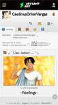 Mobile Screenshot of caelinusorionvargas.deviantart.com