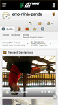 Mobile Screenshot of emo-ninja-panda.deviantart.com