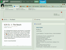 Tablet Screenshot of amy-anne.deviantart.com