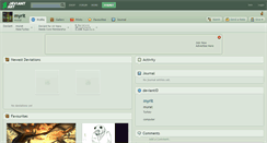 Desktop Screenshot of myrit.deviantart.com