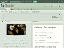 Tablet Screenshot of mcromantical.deviantart.com