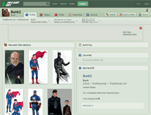 Tablet Screenshot of bunk2.deviantart.com