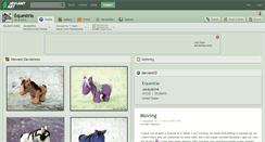 Desktop Screenshot of equestria.deviantart.com
