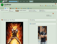 Tablet Screenshot of clouddozyo.deviantart.com