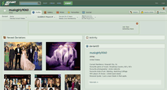 Desktop Screenshot of musicgirly9060.deviantart.com