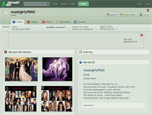 Tablet Screenshot of musicgirly9060.deviantart.com