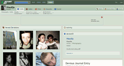 Desktop Screenshot of klaudija.deviantart.com
