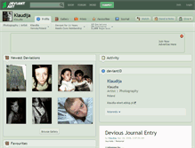 Tablet Screenshot of klaudija.deviantart.com