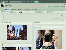 Tablet Screenshot of habsfan16.deviantart.com