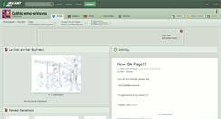 Desktop Screenshot of gothic-emo-princess.deviantart.com