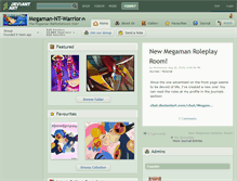 Tablet Screenshot of megaman-nt-warrior.deviantart.com