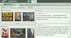 Desktop Screenshot of dogged-mute.deviantart.com