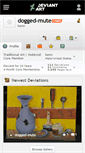 Mobile Screenshot of dogged-mute.deviantart.com