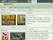 Tablet Screenshot of dogged-mute.deviantart.com