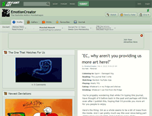 Tablet Screenshot of emotioncreator.deviantart.com