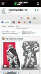 Mobile Screenshot of commander-13.deviantart.com
