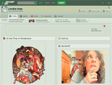 Tablet Screenshot of lendra-chan.deviantart.com