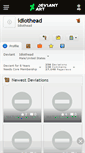 Mobile Screenshot of idiothead.deviantart.com