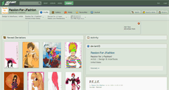 Desktop Screenshot of passion-for-jfashion.deviantart.com