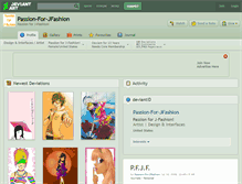 Tablet Screenshot of passion-for-jfashion.deviantart.com