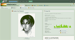 Desktop Screenshot of indiandeviants.deviantart.com