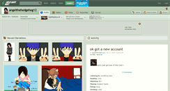 Desktop Screenshot of angelthehedgehog12.deviantart.com