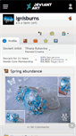 Mobile Screenshot of ignisburns.deviantart.com