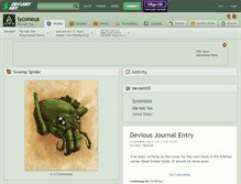Tablet Screenshot of lyconeus.deviantart.com