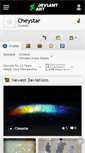 Mobile Screenshot of cheystar.deviantart.com