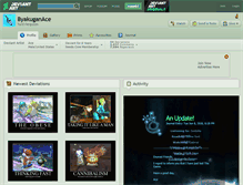 Tablet Screenshot of byakuganace.deviantart.com
