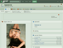 Tablet Screenshot of kashmir-gr.deviantart.com