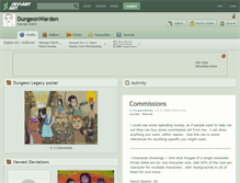 Tablet Screenshot of dungeonwarden.deviantart.com