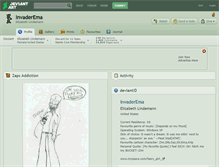 Tablet Screenshot of invaderema.deviantart.com