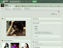 Tablet Screenshot of bnna.deviantart.com