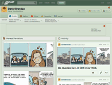 Tablet Screenshot of danielbrandao.deviantart.com