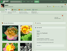 Tablet Screenshot of been.deviantart.com