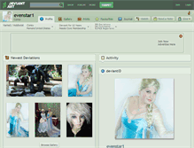 Tablet Screenshot of evenstar1.deviantart.com