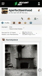 Mobile Screenshot of aperfectteenhood.deviantart.com