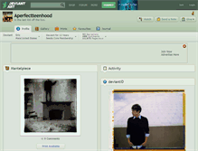 Tablet Screenshot of aperfectteenhood.deviantart.com