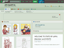 Tablet Screenshot of aph-staterp-da.deviantart.com