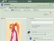 Tablet Screenshot of leelookido.deviantart.com