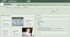 Desktop Screenshot of freddymalins.deviantart.com