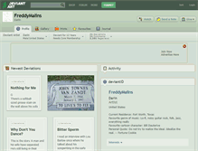 Tablet Screenshot of freddymalins.deviantart.com