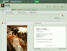Tablet Screenshot of ellyvdp.deviantart.com