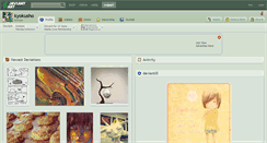 Desktop Screenshot of kyokusho.deviantart.com