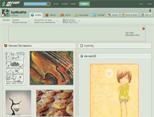 Tablet Screenshot of kyokusho.deviantart.com