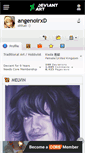 Mobile Screenshot of angenoirxd.deviantart.com
