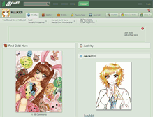 Tablet Screenshot of kuukkii.deviantart.com