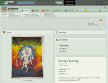 Tablet Screenshot of eilistraee.deviantart.com