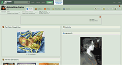 Desktop Screenshot of dokusaisha-chama.deviantart.com